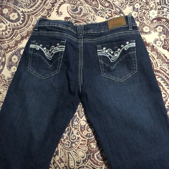 Denim - Boot cut blue jeans. Sz 7 Blue Ice Brand